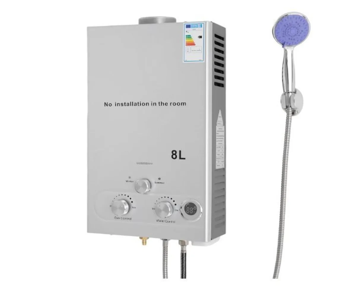 Gas Instantaneous Water Heater 8 L, 18 KW - Image 1