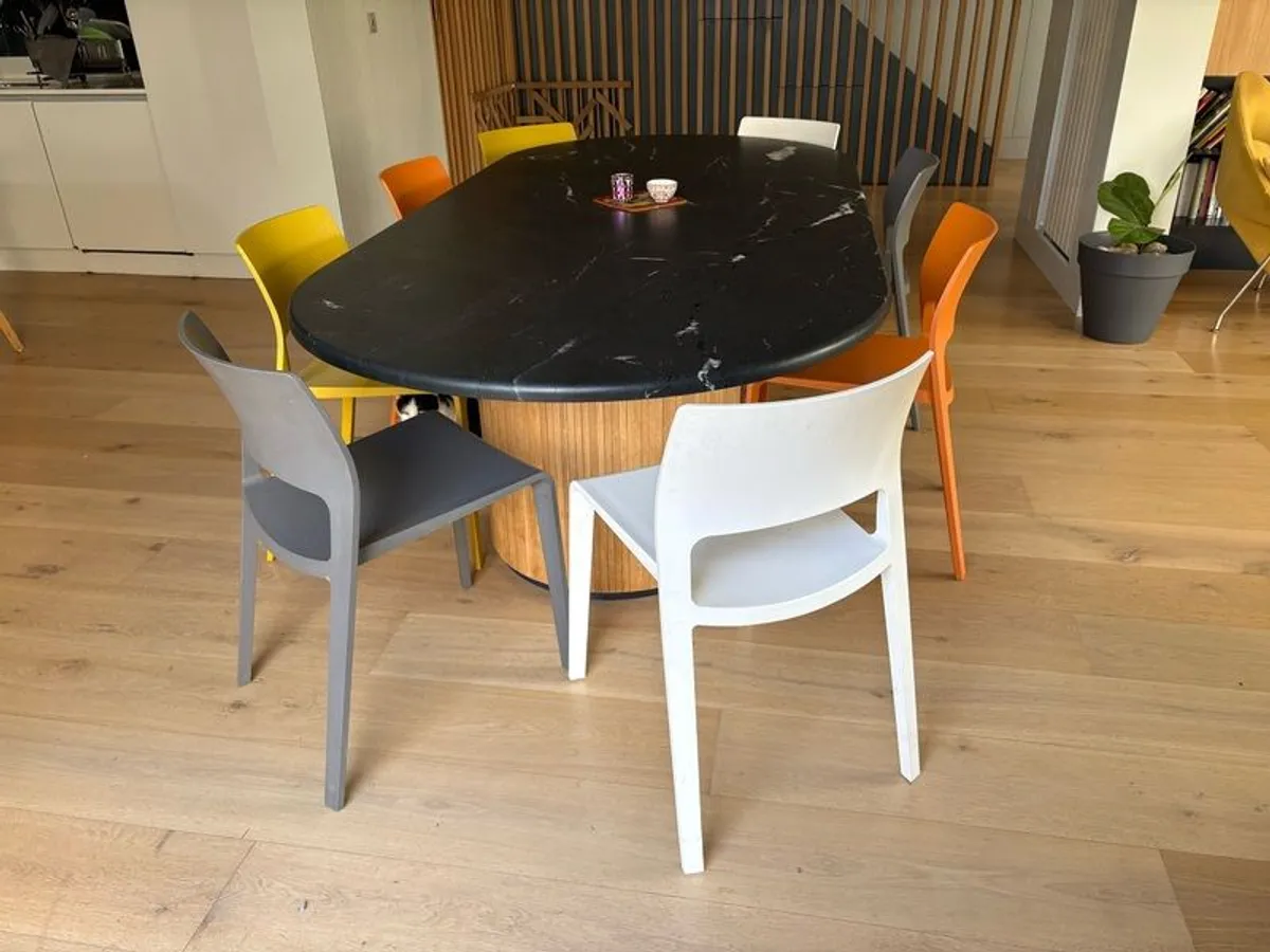 8x Arper Juno Dining Chairs - Image 4