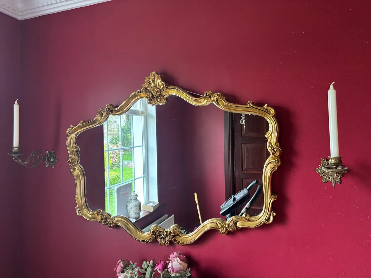 Gilt (gold) framed Mirror - Image 2