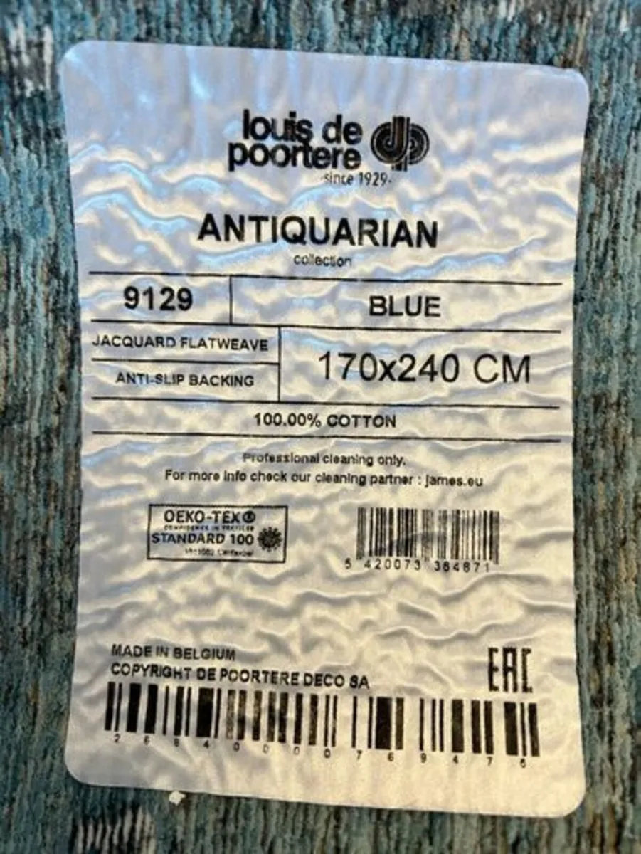 Louis De Poortere Large rug 170x 240 cm Brand New - Image 3