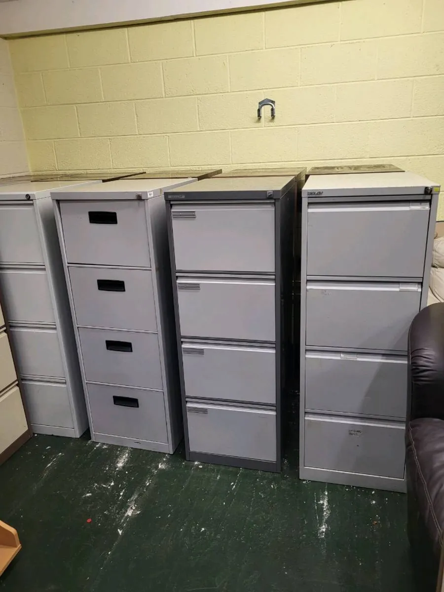 Four Drawer Filing Cabinets - Image 2
