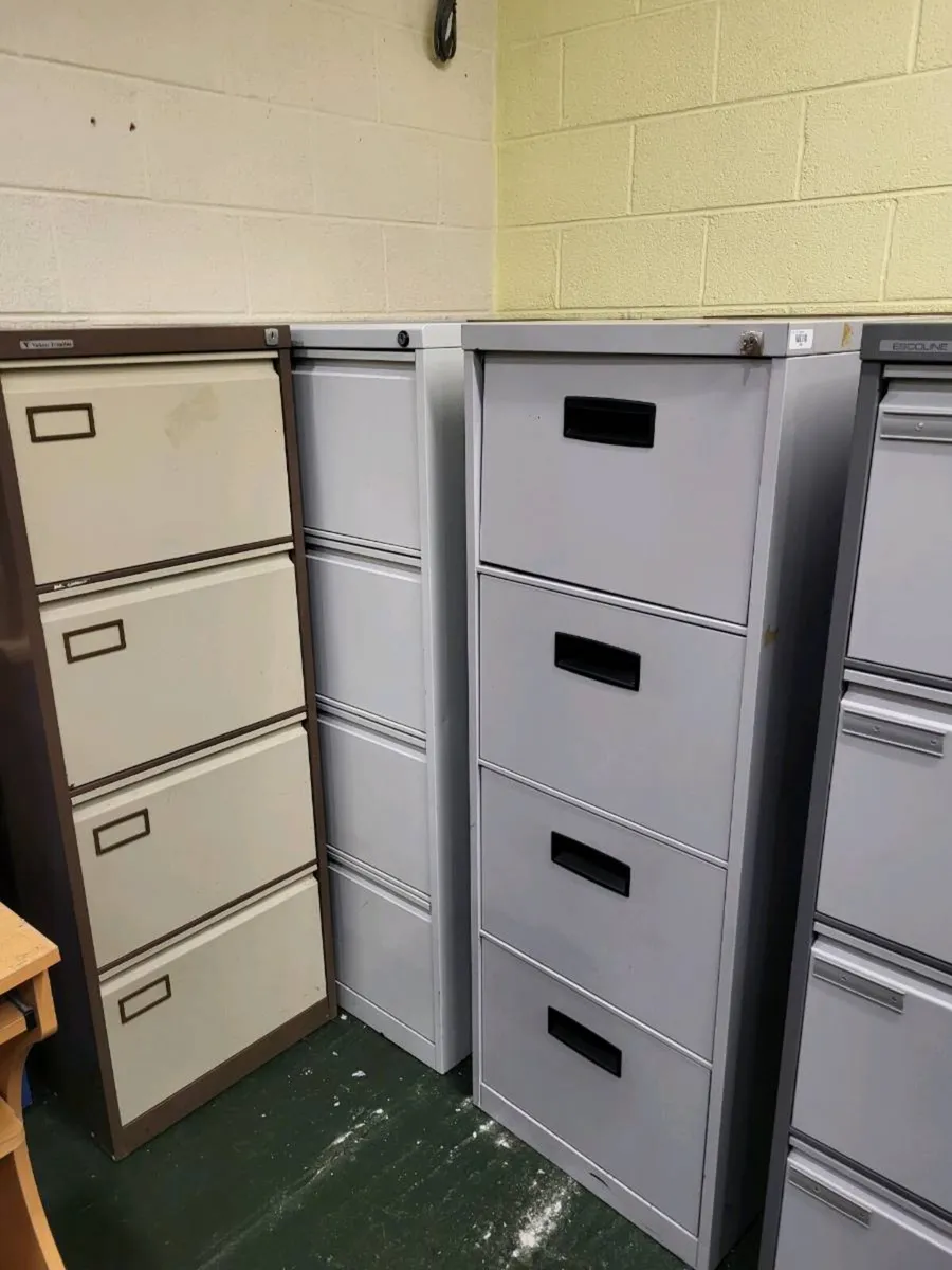Four Drawer Filing Cabinets - Image 3