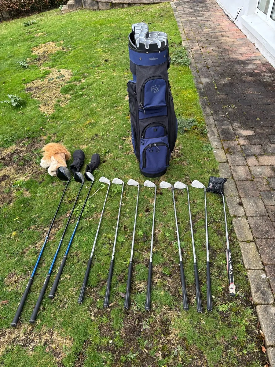 Golf clubs and bag - Image 2