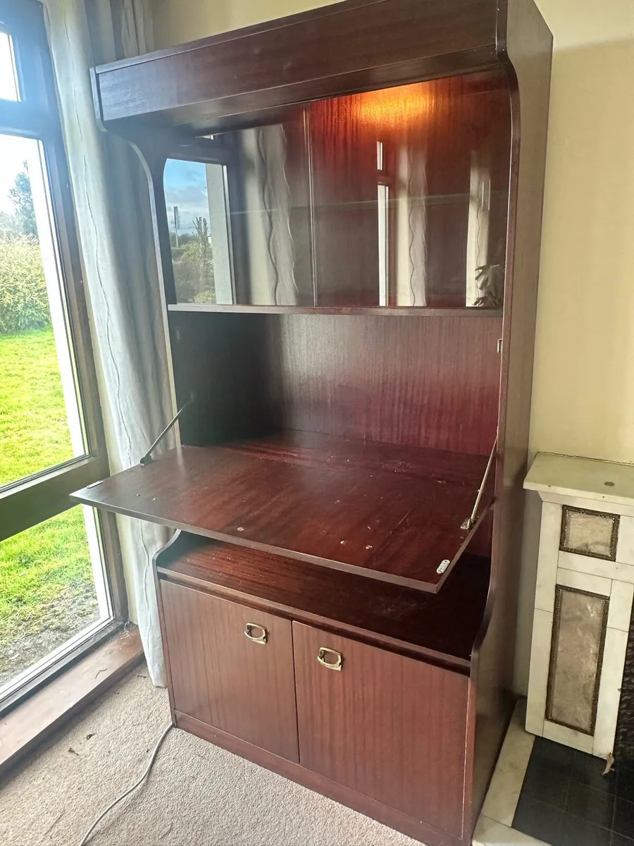 Glass Drinks Cabinet - Image 2