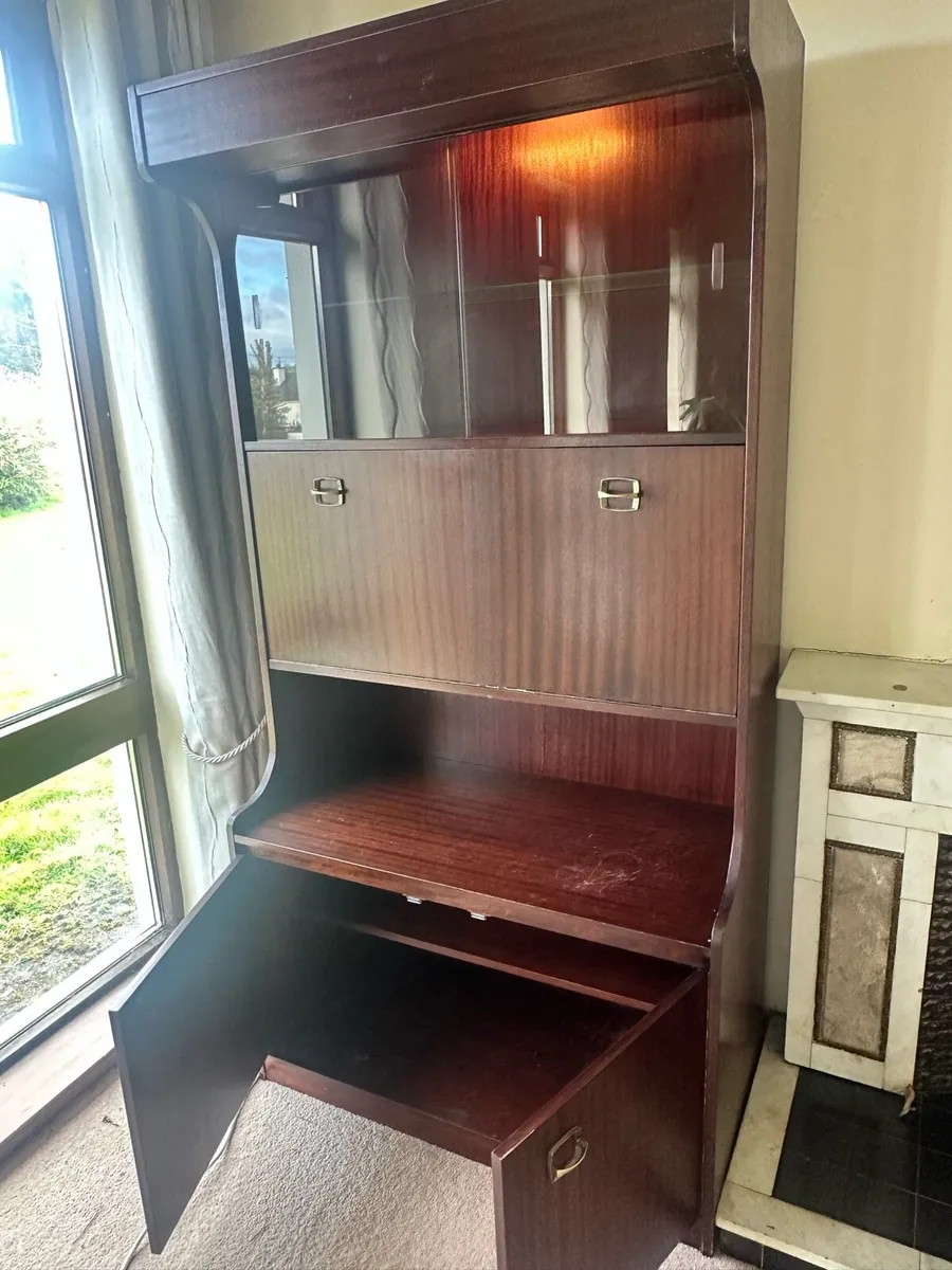 Glass Drinks Cabinet - Image 4