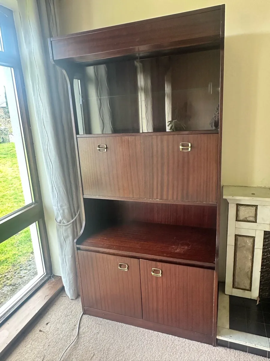 Glass Drinks Cabinet - Image 1