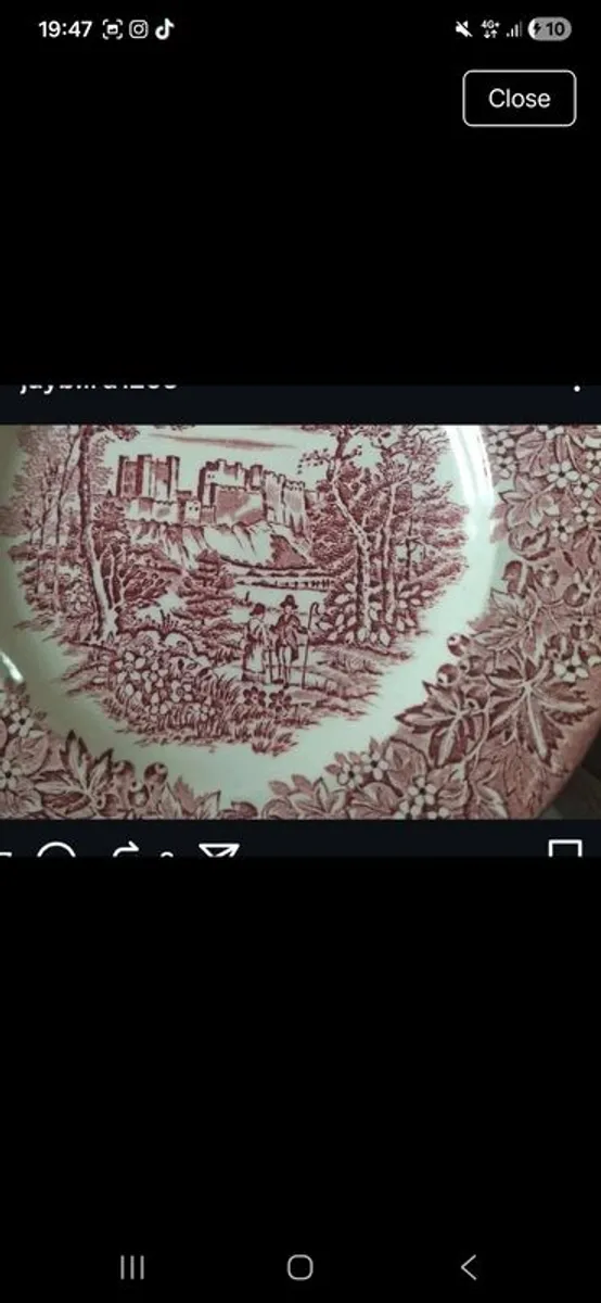 English Ironstone side plates