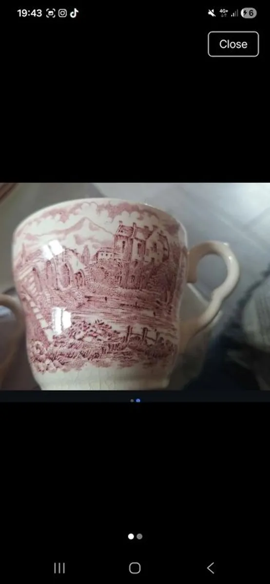 English Staffordshire Cups - Image 1