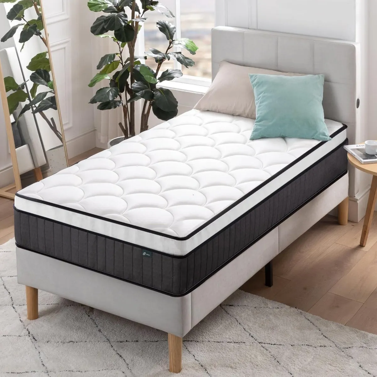 3ft Single Mattress Memory Foam Pocket Spring - - Image 2