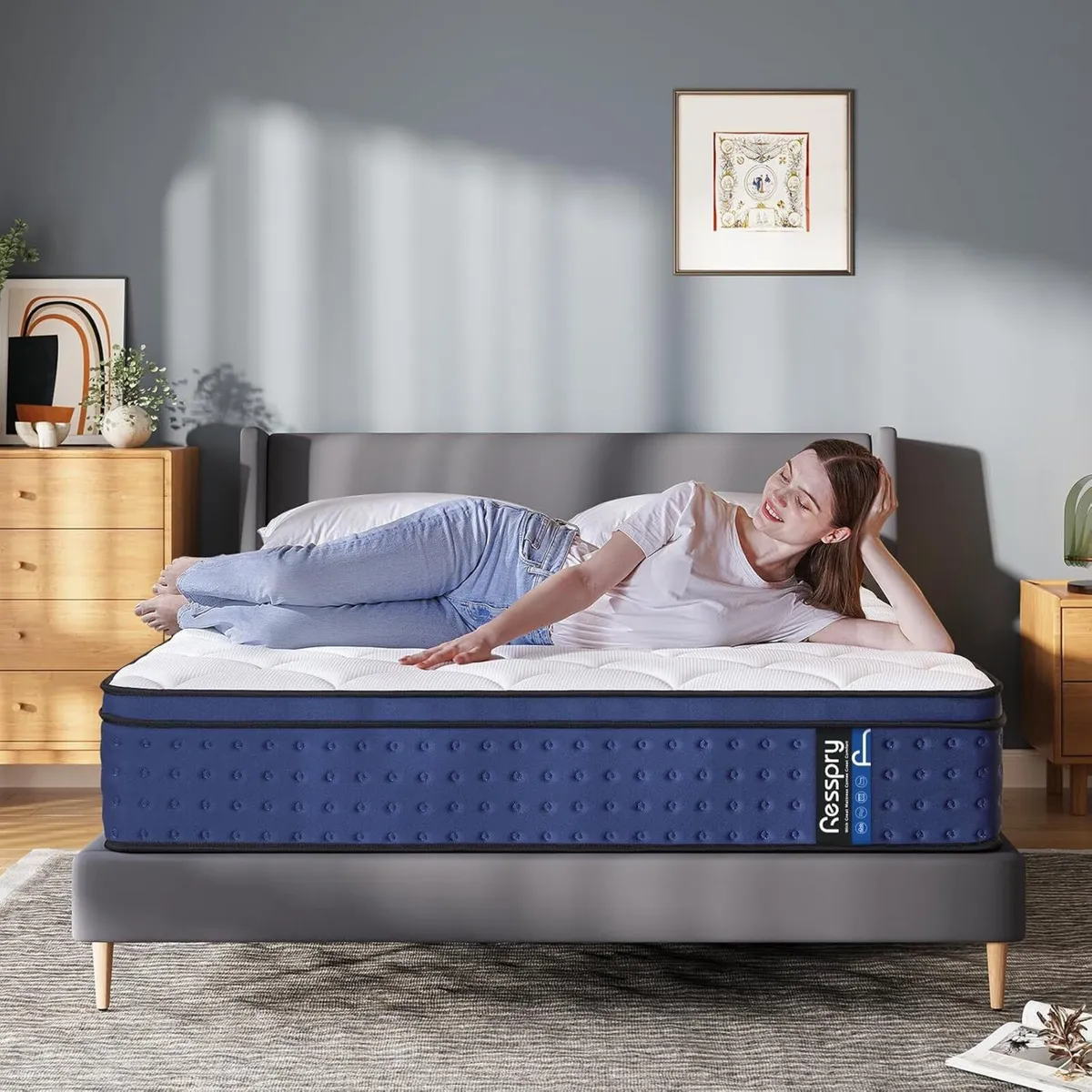 Single Mattress 10Inch Hybrid for Pressure Relief - Image 2