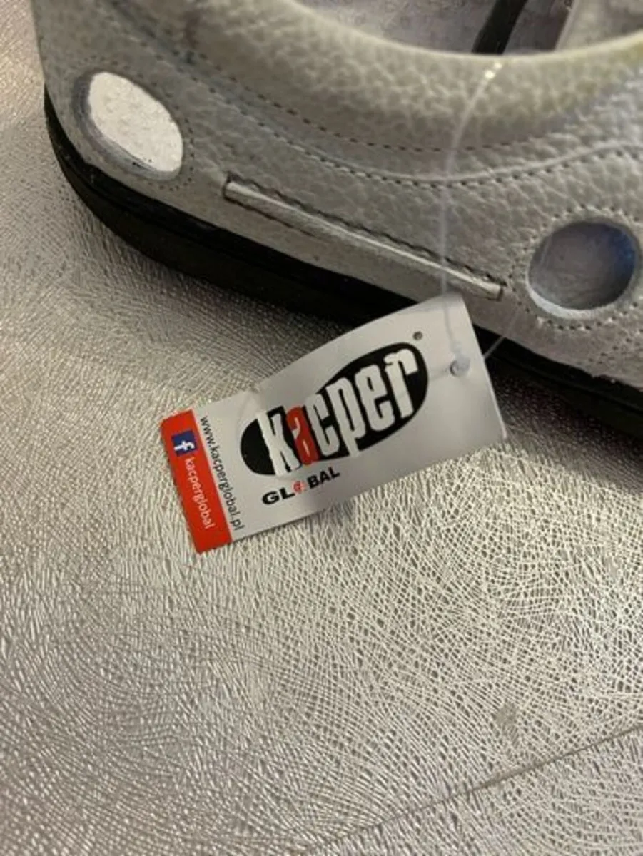 Kacper de Kac leather flat shoes size 8UK 41EU NEW - Image 3