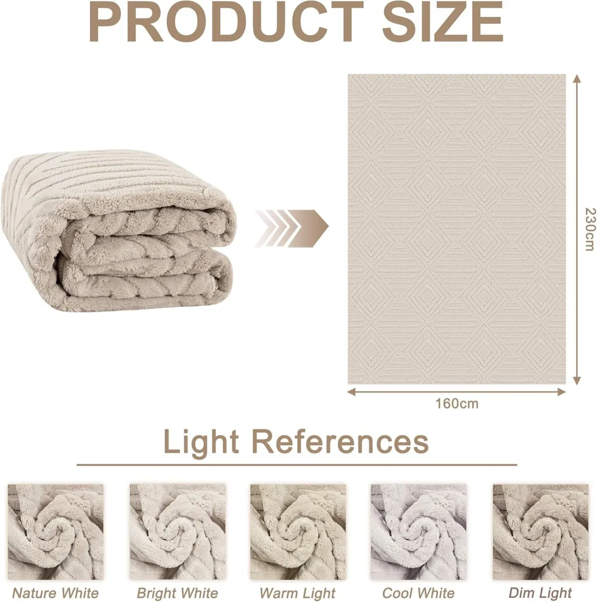 Capslapd Washable Rugs Living Room 160x230cm - Image 2