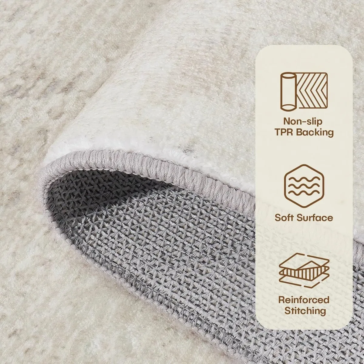 Living Room Rug 160x230 cm Large Non-Slip - Image 2