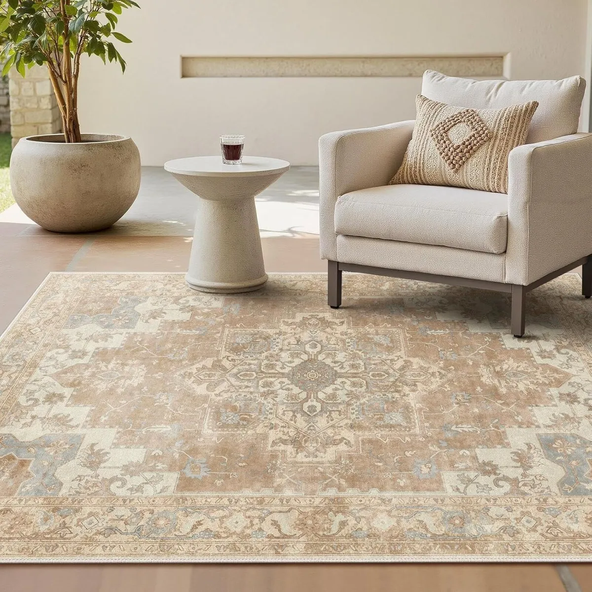 Machine Washable Rugs Living Room 160x230cm - Image 1