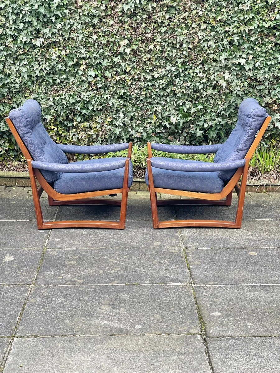 Mid century armchairs ( pair ) - Image 1