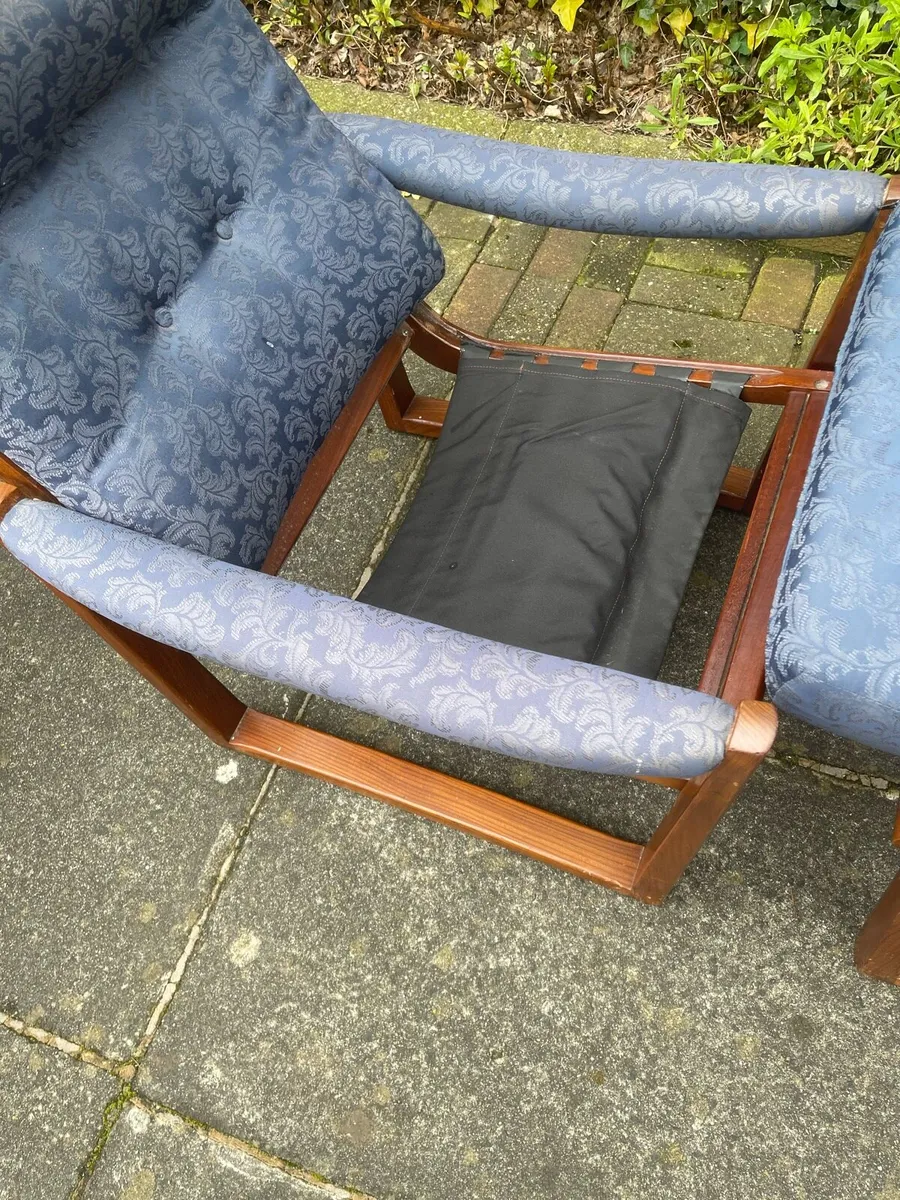 Mid century armchairs ( pair ) - Image 4