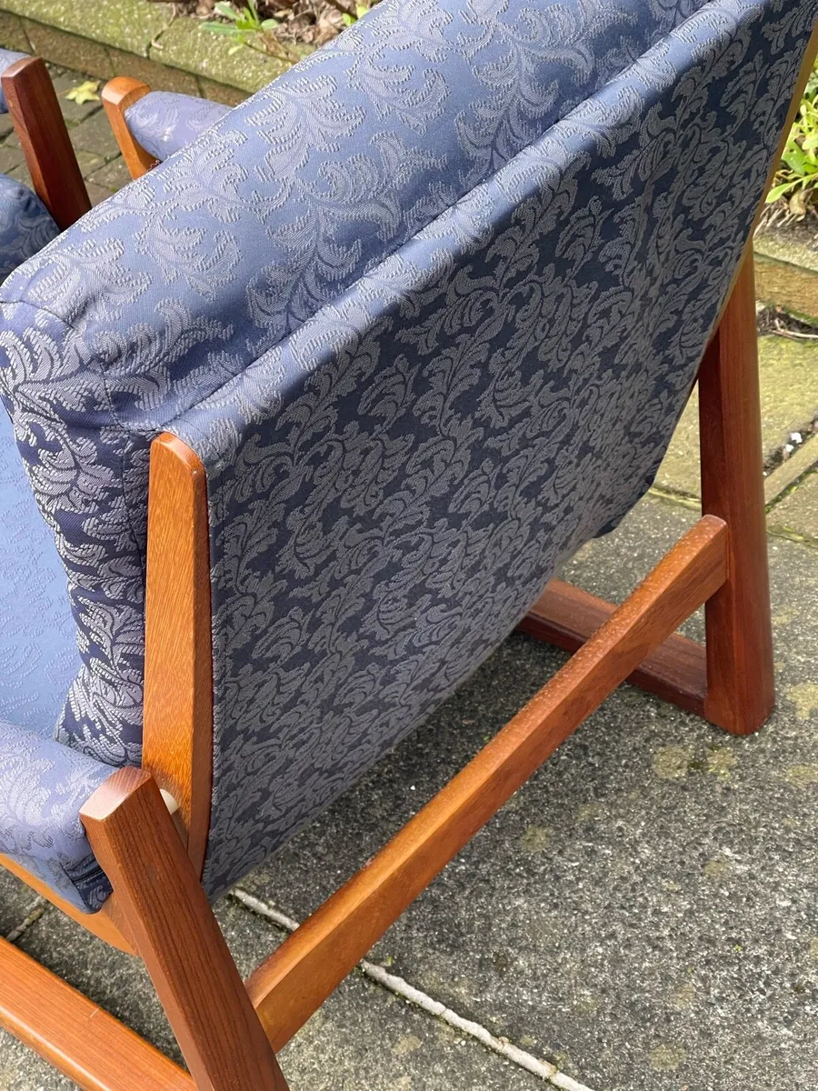 Mid century armchairs ( pair ) - Image 3