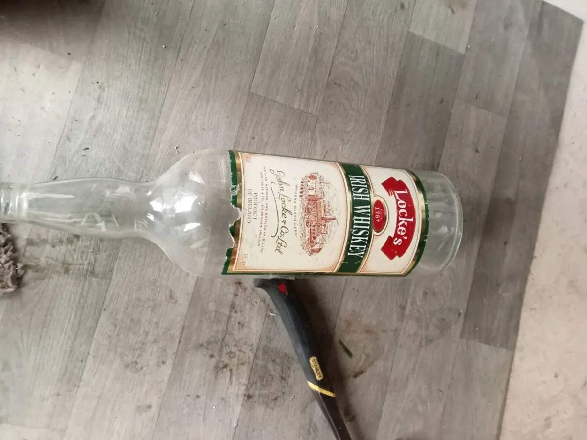 Two old 5 liter whiskey bottles - Image 2