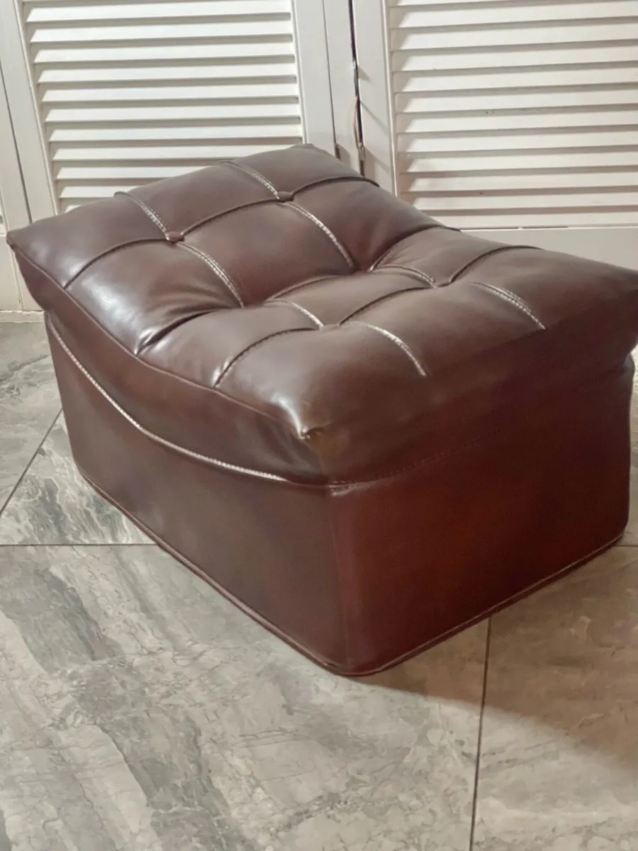 Mid century pouffe - Image 1