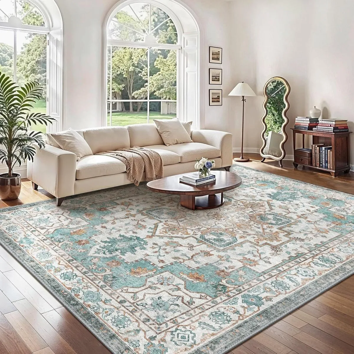 Large Washable Rugs for Living Room 200x290cm - Image 1