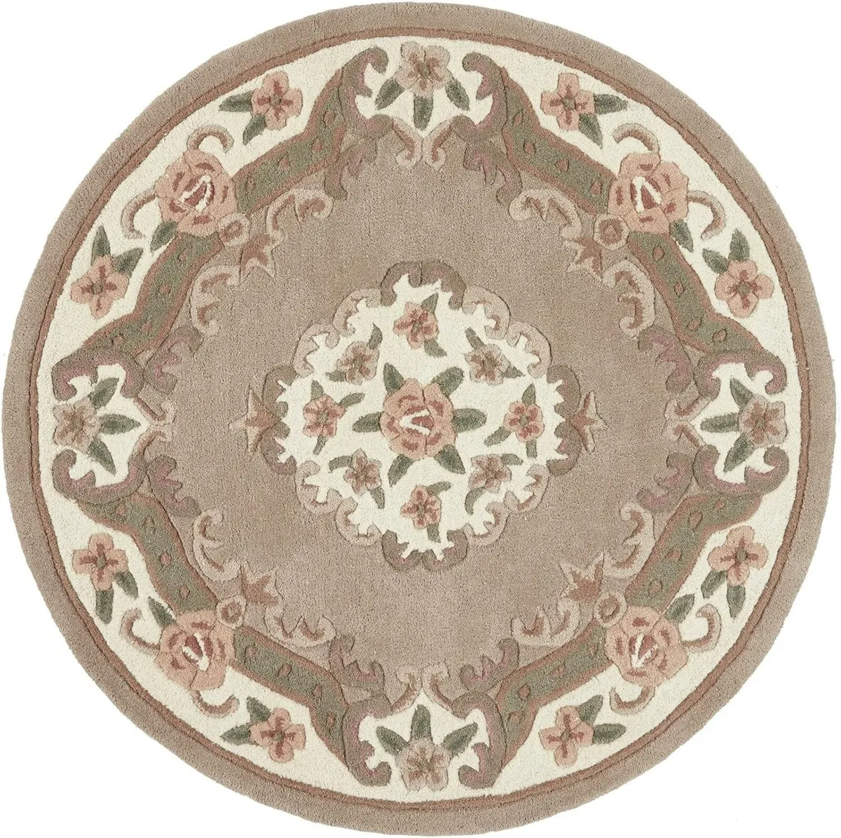 Lotus Premium Traditional Rug Aubusson Wool Heavy - Image 3