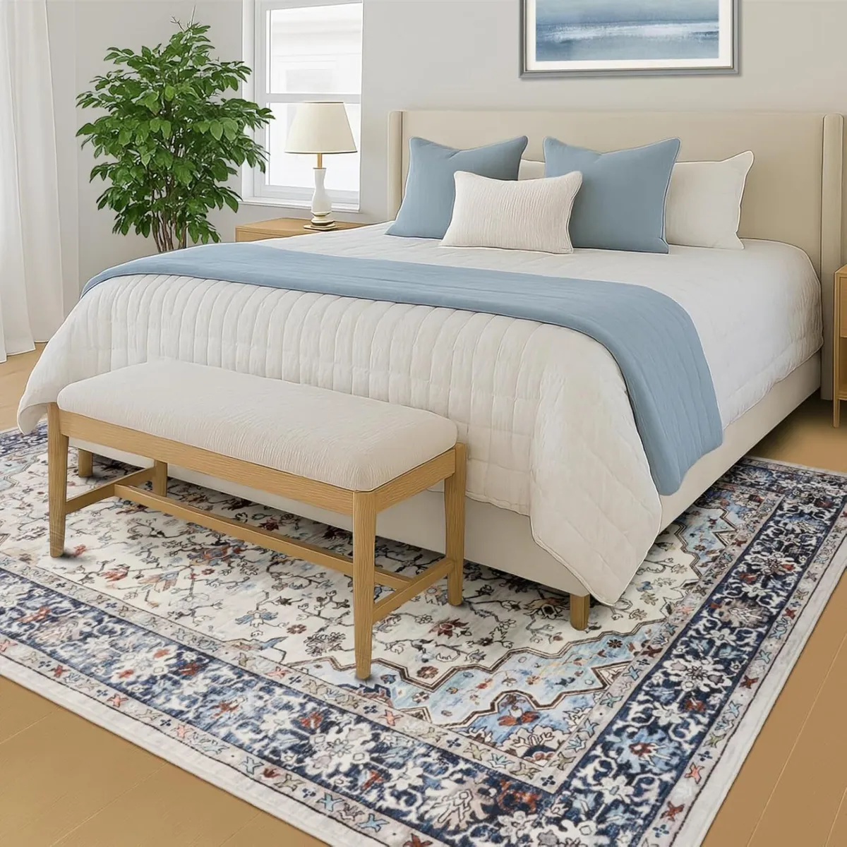 Washable Rugs for Living Room 160x230cm Boho - Image 4