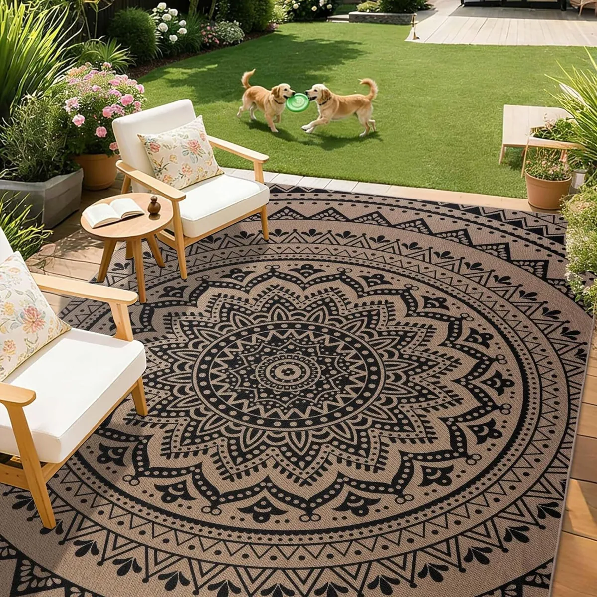 Washable Rugs for Living Room 160x230cm Mandala - Image 3