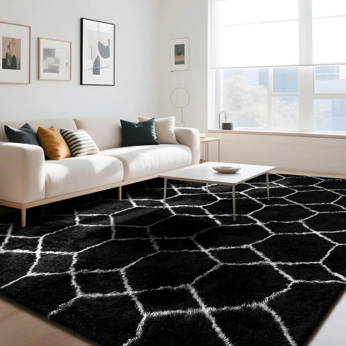 Geometric Rugs Living Room - 200x300cm Extra - Image 1