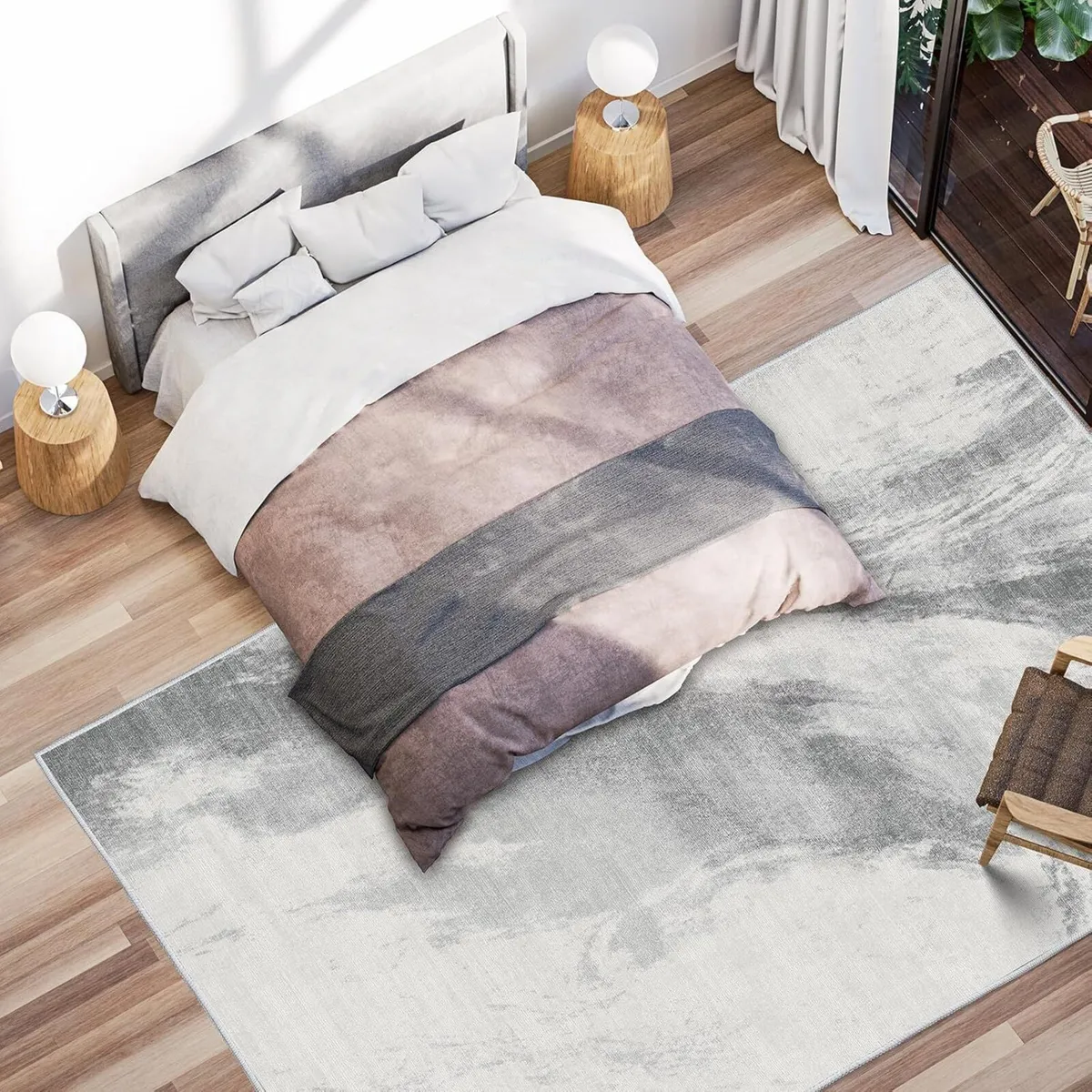 Machine Washable Rugs for Living Room - Large - Image 1