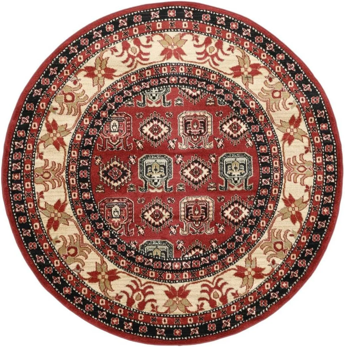 Kazak Simav Rug Ziegler/Kazak Ø 4′11″ ft (Ø 150 - Image 1