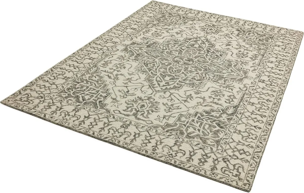 Bronte Traditional Medallion Hand Tufted 100% - Image 1