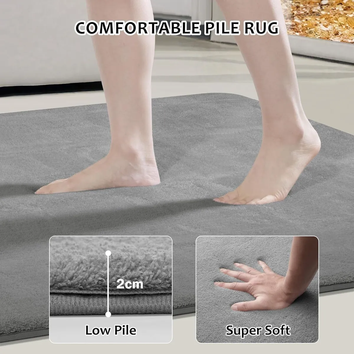 Carpet Rugs Living Room Large 160 X 230 cm Anti - Image 3