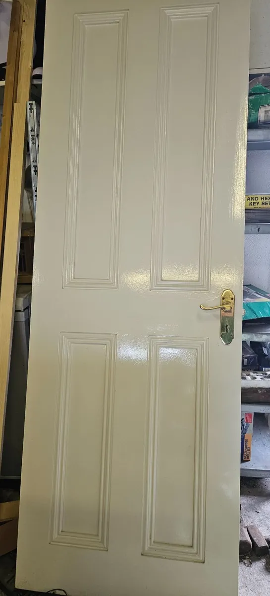 Door with all brass fittings - Image 1
