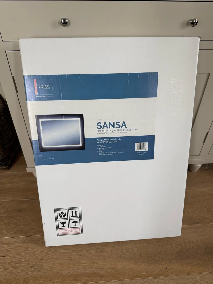 Sonas LED light mirror bathroom - Image 1