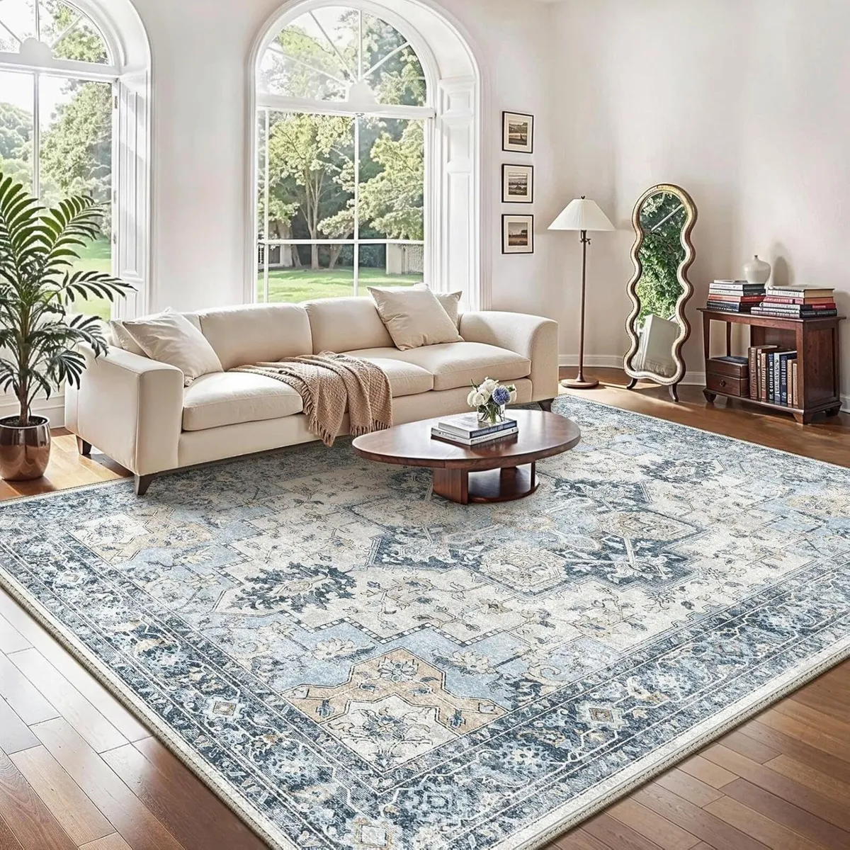 Large Washable Rugs for Living Room 200x290cm - Image 1