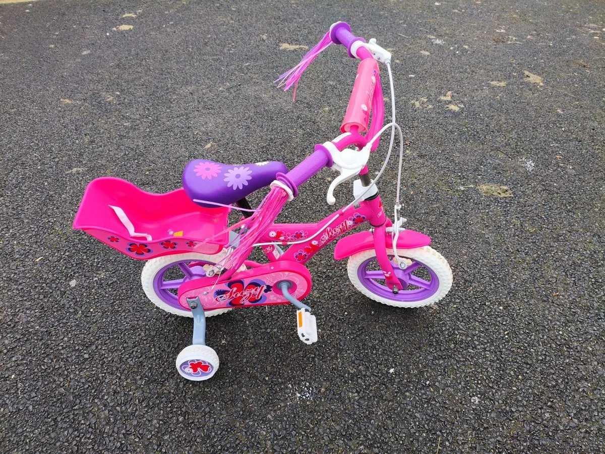 Kids Pink Bike with Stabilizers – Like New - Image 1