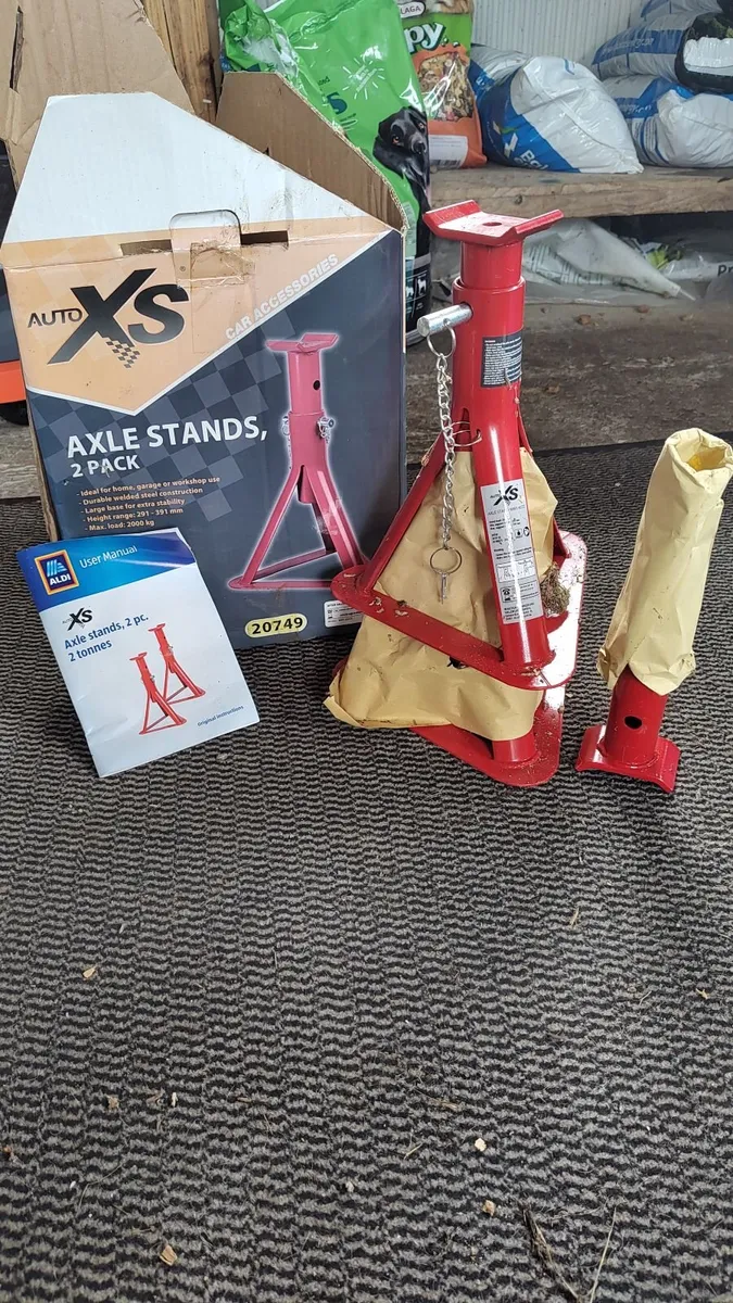 Axle stand, ramps, grinder, alarm - Image 3