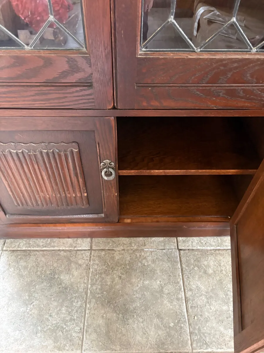 Solid wood old display case - Image 2