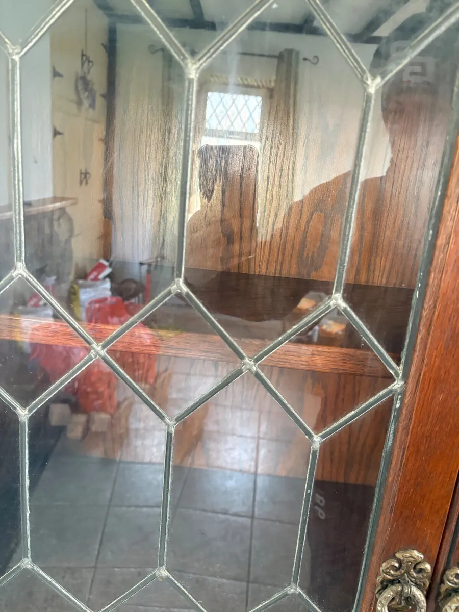 Solid wood old display case - Image 4