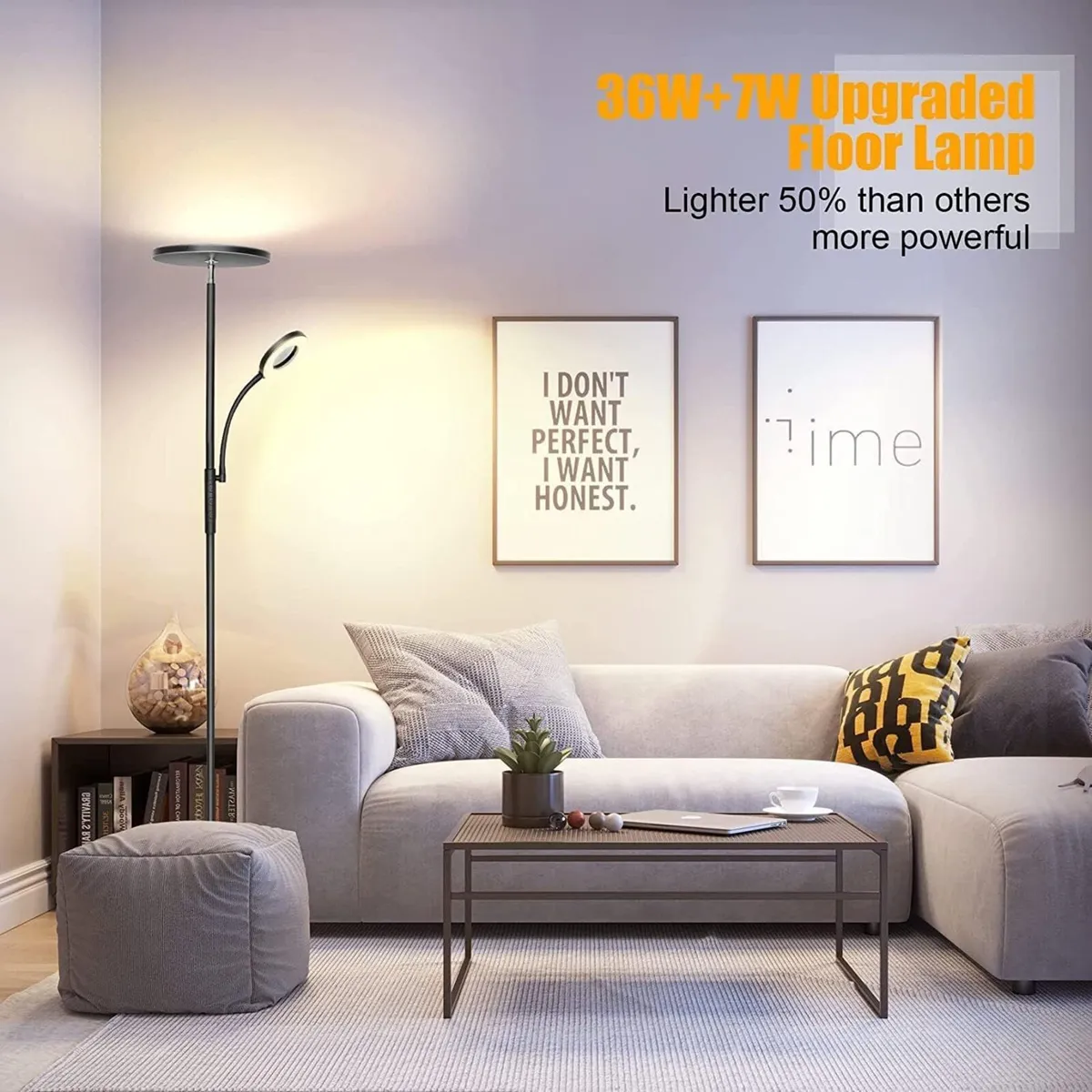 LED Uplighter Floor Lamp Upgraded 42W 4200LM - Image 3