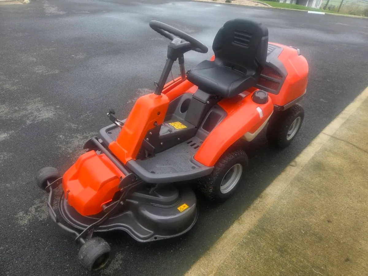 Front Deck husquvana lawnmower for sale - Image 2