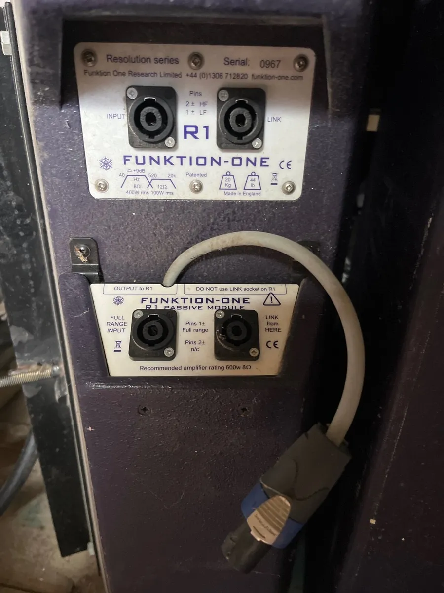 Funktion-One Resolution R1 professional speaker.