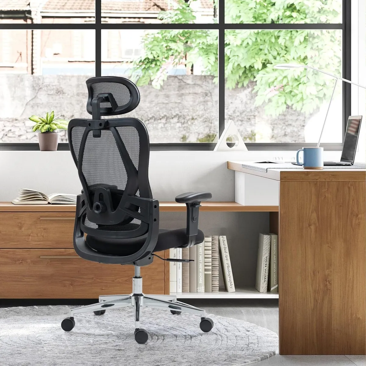 Ergonomic Office Chair with Breathable High Back - Image 2