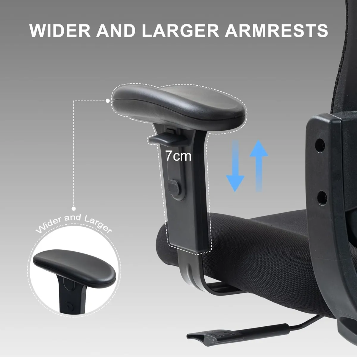 Ergonomic Office Chair with Breathable High Back - Image 4