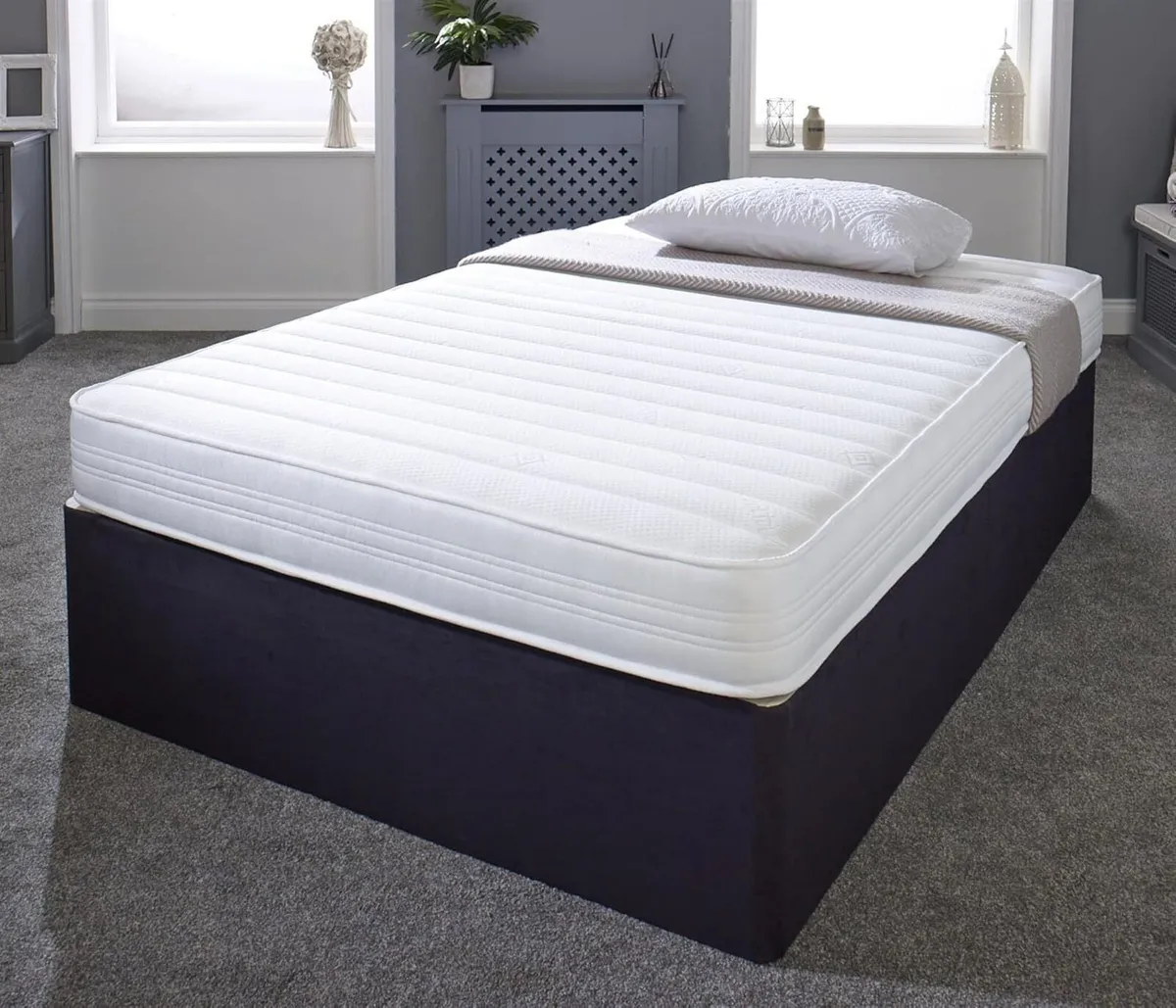 White Sirocco Hybrid Double Mattress (135 x - Image 4