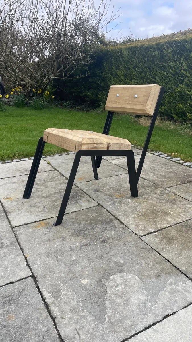 Oak Garden Chair - Image 2