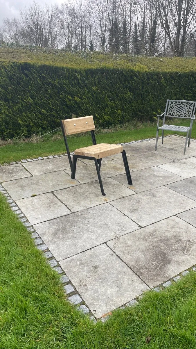 Oak Garden Chair - Image 1