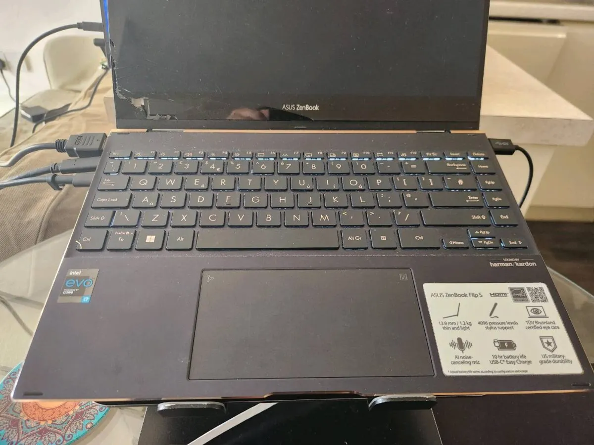 ASUS ZenBook Flip S – Spares/Repairs | Intel i7 11 - Image 1