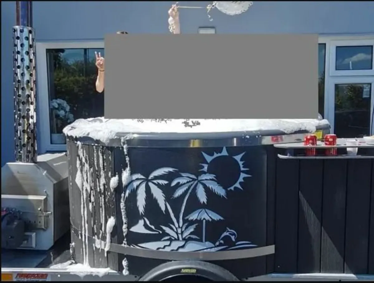 HOT TUB ON TRAILER