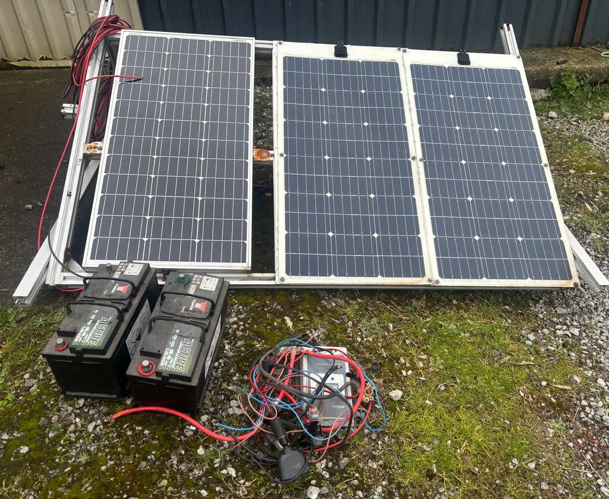 Solar Panels,Leisure battery's.Solar Panels contro - Image 1